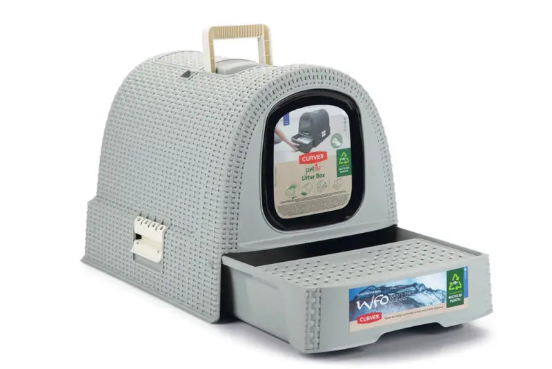 Curver Kattenbak 51x38,5x39,5 cm — Grijs - Kattenbak