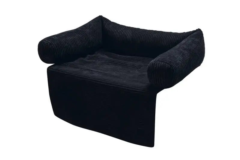 Designed by Lotte Bankkussen Ribbed antraciet 70x50x13.5 cm