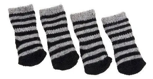 Doggy Socks Hondensokjes zwart/grijs L
