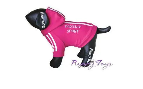 Doxtasy Hondensweater Adidoxtasy — Roze - Ruglengte 15 cm - Hondenkleding