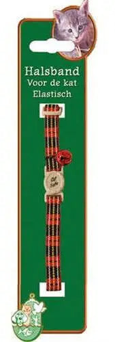 Elastische kattenhalsband rood — Rood