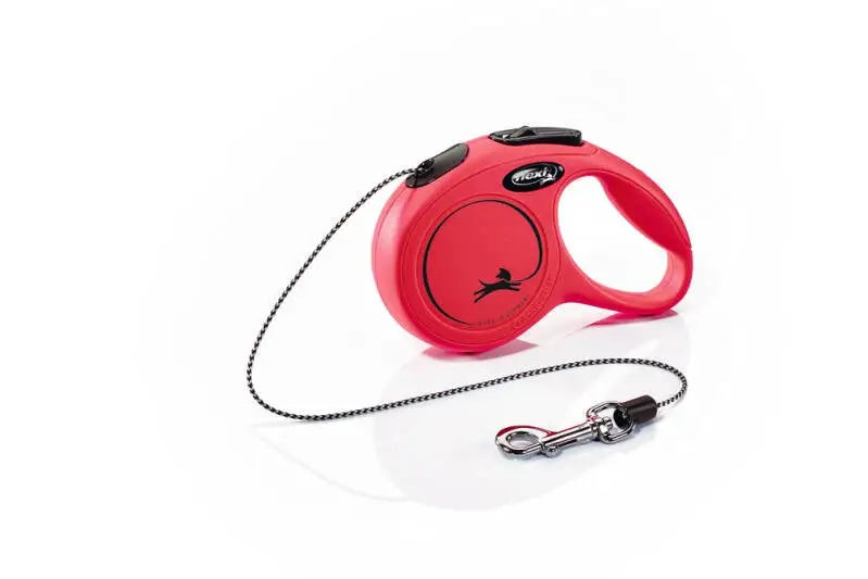 Flexi Hondenriem New Classic Koord XS 3M — Rood