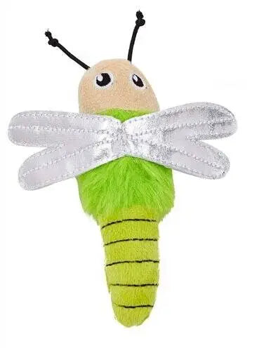 Fofos Kattenspeelgoed Libelle met Catnip groen 11 cm