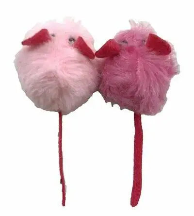 Fofos Kattenspeelgoed Love Muizen roze 10 cm