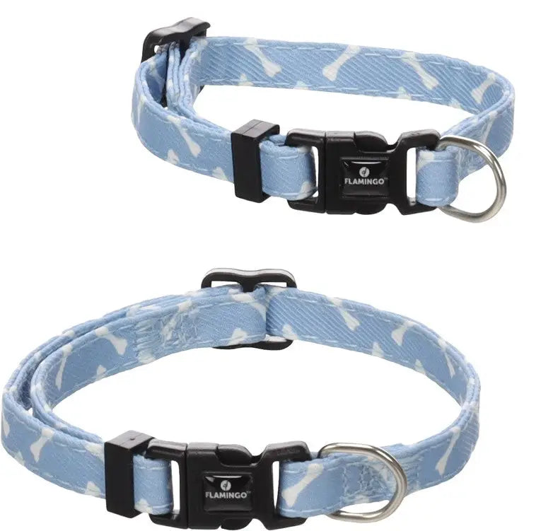 Hondenhalsband Sari 15 25 cm — Blauw HALSBANDEN/LIJNEN NYLON