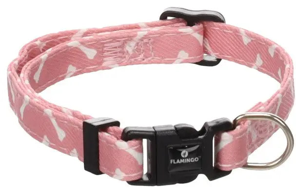 Hondenhalsband Sari 20 35 cm — Roze HALSBANDEN/LIJNEN NYLON