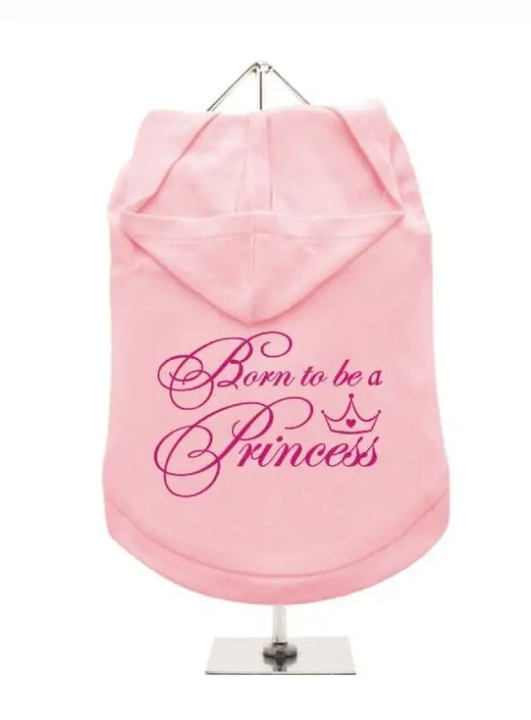 Hondenhoodie UrbanPup Born to be a Princess Pink 19 cm