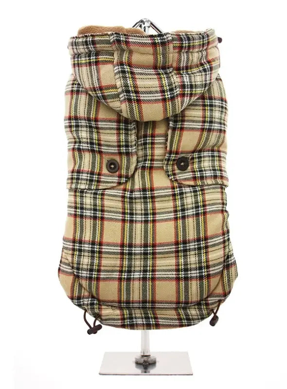 Hondenjas Beige Tartan Hondenjas
