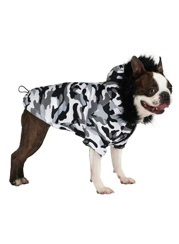 Hondenjas Camouflage Fishtail Parka — Grijs Hondenjas