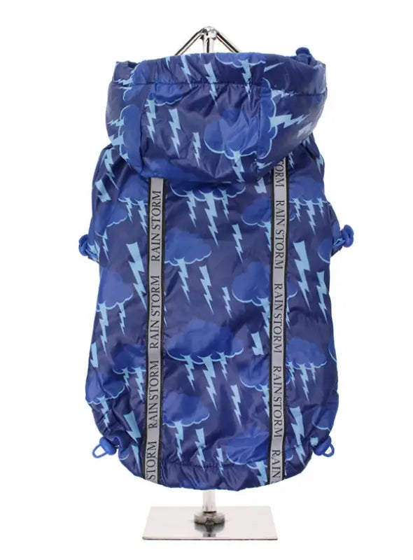 Hondenjasje Storm Print Rainstorm — Blauw - Hondenjas