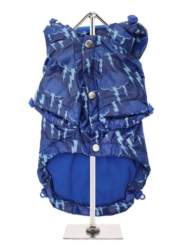 Hondenjasje Storm Print Rainstorm — Blauw - Hondenjas