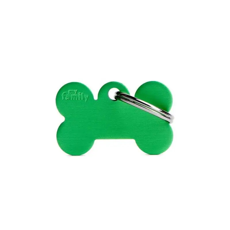 Hondenpenning Aluminium Kluif Groen Small