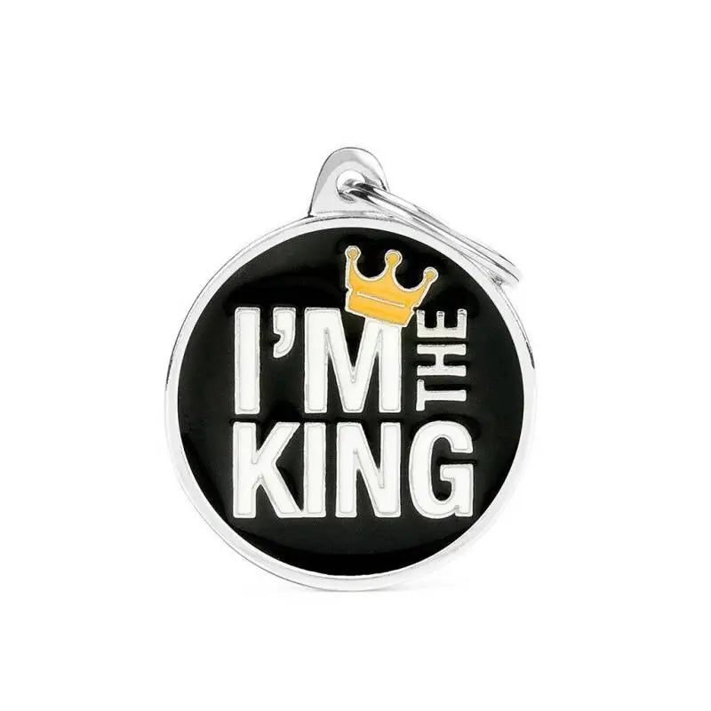 Hondenpenning I’m The King Large