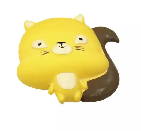 Hondenspeelgoed Latex Eekhoorn — Geel - SPEELGOED