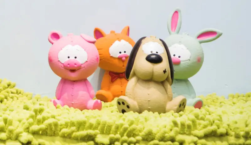 Hondenspeelgoed Latex Kat — Oranje - SPEELGOED