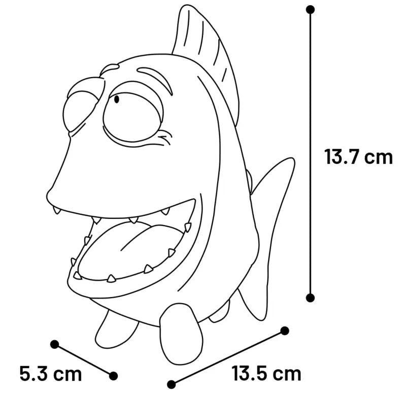 Hondenspeelgoed Latex Vis Anais — Grijs - SPEELGOED