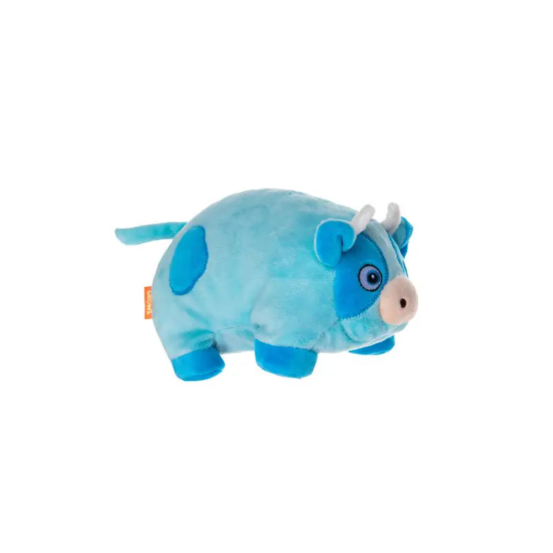 Hondenspeelgoed Pluche Moo Moo de Koe — Blauw - SPEELGOED