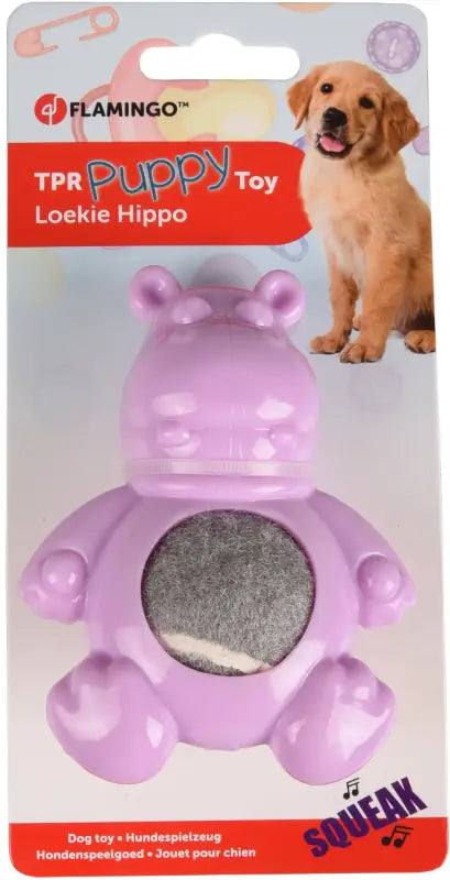 Hondenspeelgoed TPR Loekie Nijlpaard — Lila - SPEELGOED