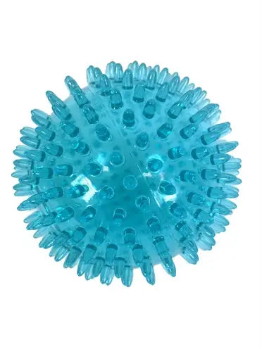 Hondenspeelgoed TPR Pop Stekelbal — Turquoise SPEELGOED