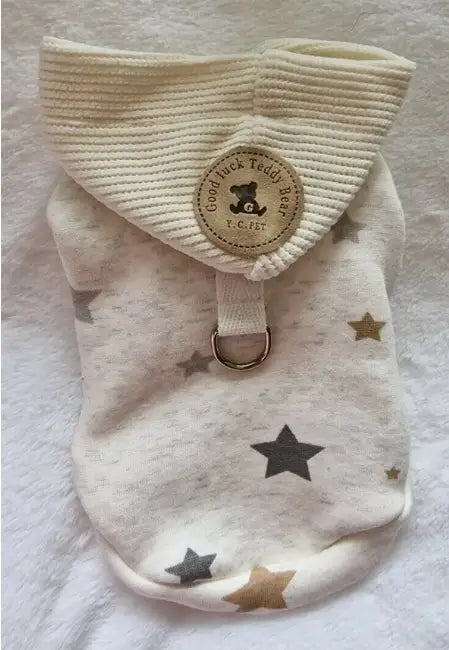 Hondentrui Hoodie Little Star - Ruglengte 18 cm - Hondenkleding
