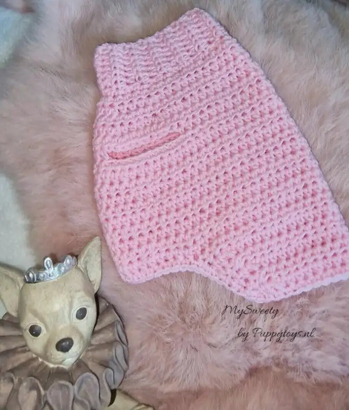 Hondentrui MySweety Baby Merino Pink — 2XS - Hondenkleding