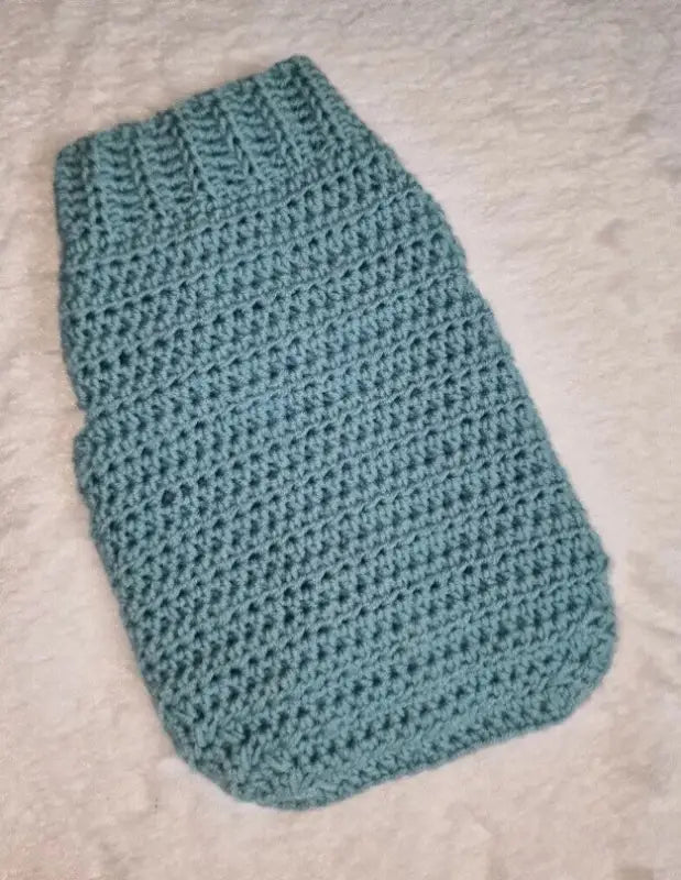 Hondentrui MySweety Baby Merino Turquoise Green — S - Hondenkleding