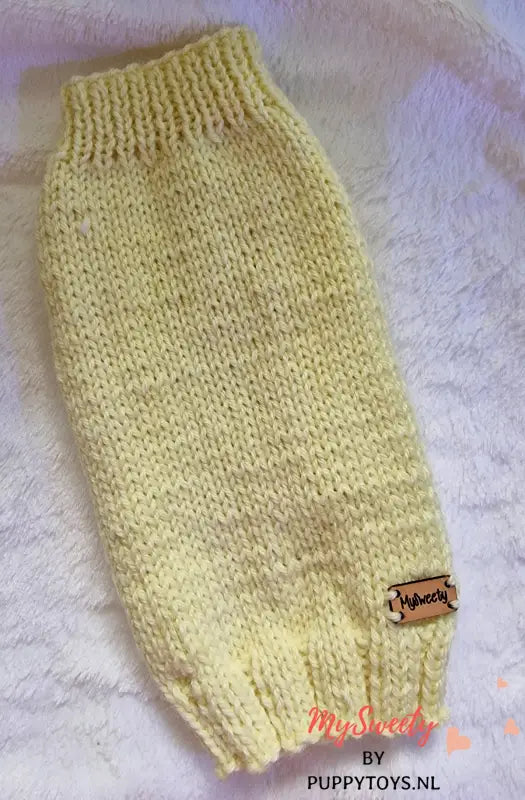 Hondentrui MySweety Merino Lemon — S - Hondenkleding