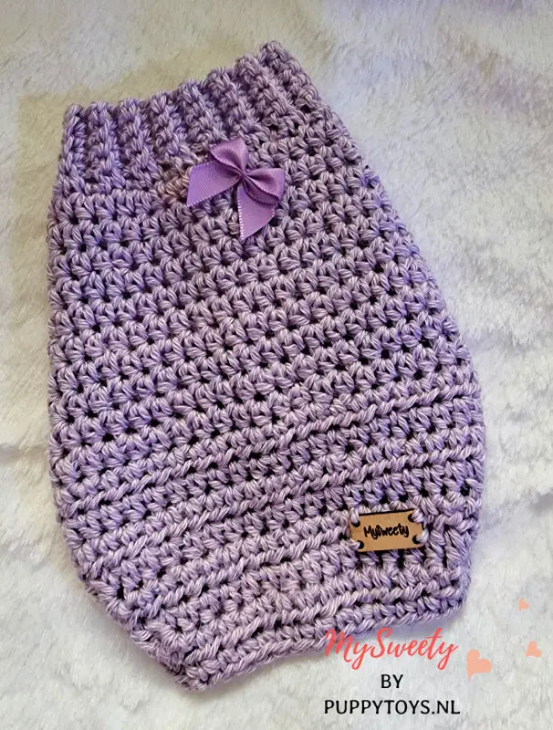 Hondentrui MySweety Merino Purple — 3XS - Hondenkleding