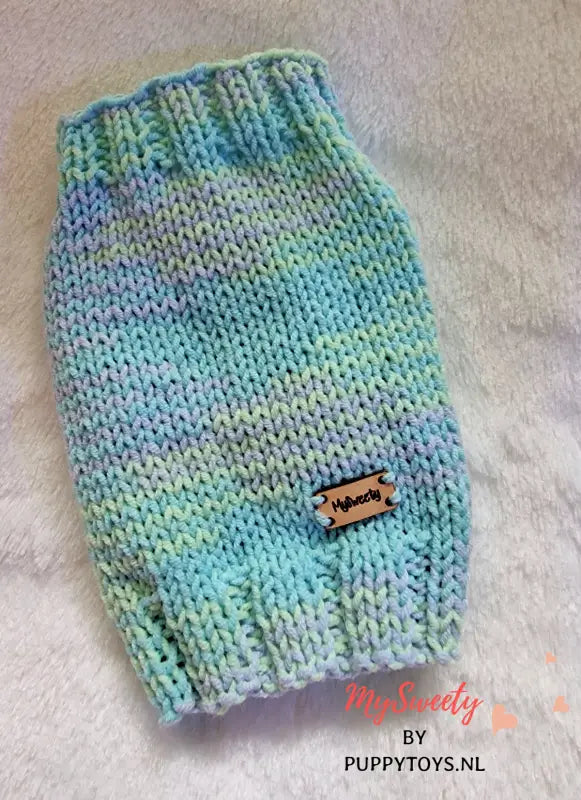 Hondentrui MySweety Rainbow in Blue — 3XS - Hondenkleding
