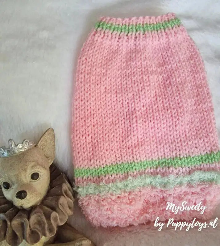 Hondentrui MySweety Snow Fun in Pink — 3XS - Hondenkleding