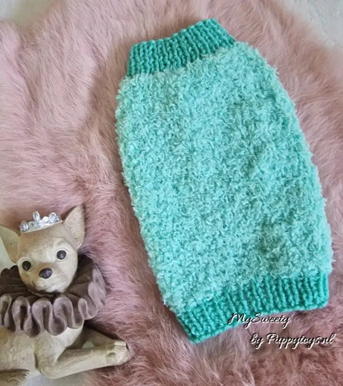 Hondentrui MySweety Super Soft in Green — 2XS - Hondenkleding