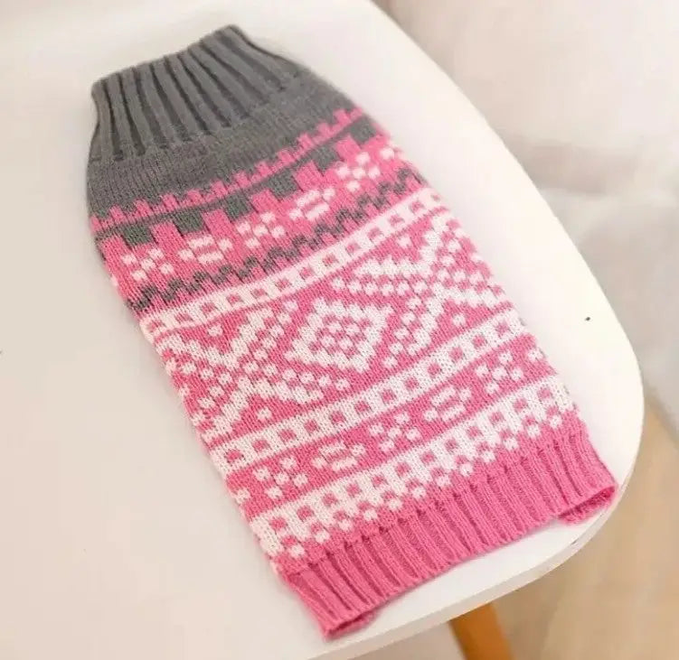 Hondentrui Pretty Pink Winter — Roze Hondenkleding