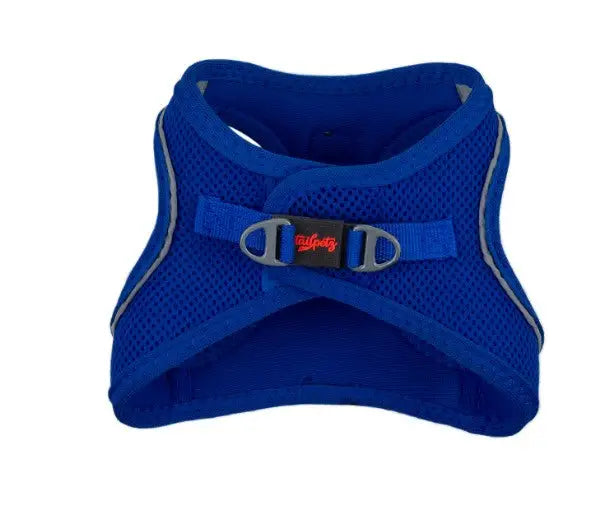 Hondentuigje Air-Mesh Vest — Kobalt Blauw 3XS - HALSBANDEN/LIJNEN NYLON