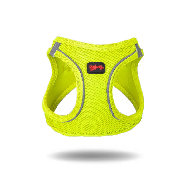 Hondentuigje Air-Mesh Vest — Neon Limoen - 3XS: Hals 20-24 cm Borst 24-28 cm - HALSBANDEN/LIJNEN NYLON
