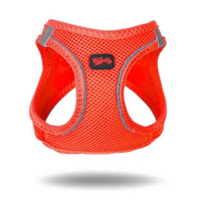 Hondentuigje Air-Mesh Vest — Oranje 3XS - HALSBANDEN/LIJNEN NYLON