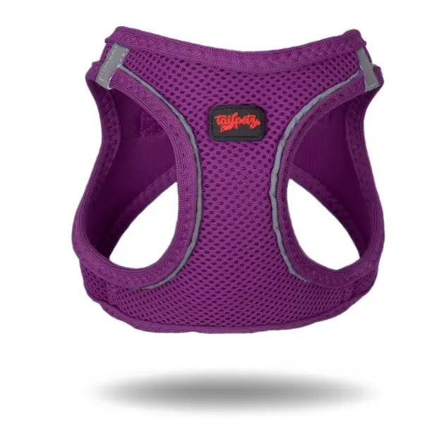 Hondentuigje Air-Mesh Vest — Paars 3XS - HALSBANDEN/LIJNEN NYLON