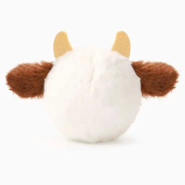 HugSmart Hondenspeelgoed Farm Friendz Cow Ball — Bruin - SPEELGOED