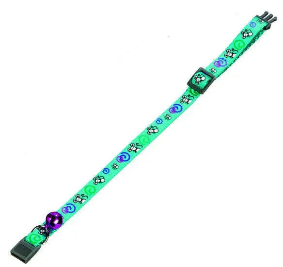 Karlie Art Sportiv Muis motief Kattenhalsbandje turquoise — Turquoise