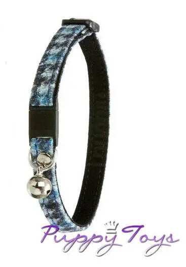 Karlie Kattenhalsband Karo blauw — Blauw