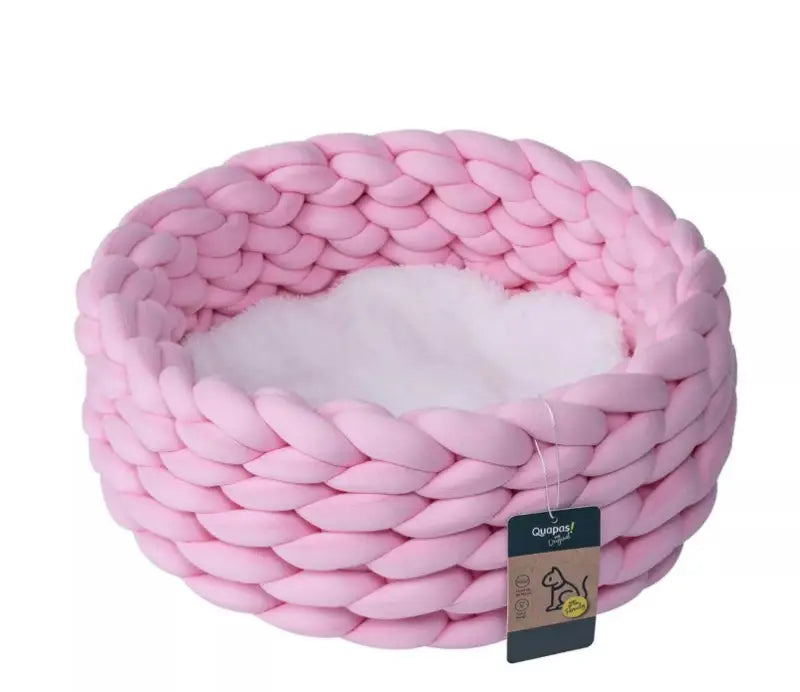 Katten en Hondenmand Woven — Roze BEDDEN/MANDEN/KUSSENS