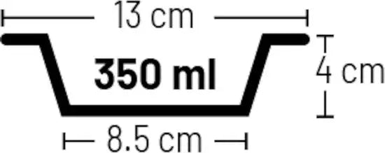Kattenvoerbak Nell — Grijs / Roze 350 ml - VOER/DRINKBAKKEN