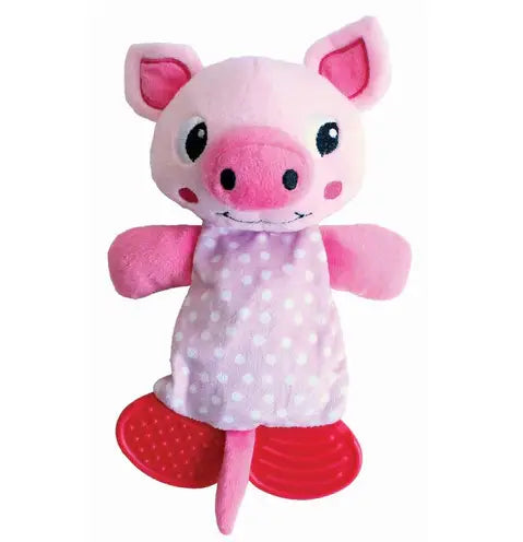 Little Rascals Hondenspeelgoed Play Teether Pig — Roze - SPEELGOED