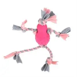 Little Rascals Hondenspeelgoed Pop met Fleece roze 35 cm