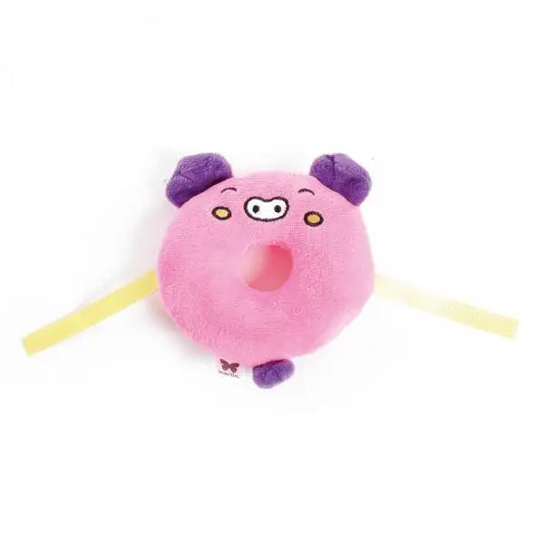 Martin Sellier Hondenspeelgoed Pig Donut 10 cm — Roze