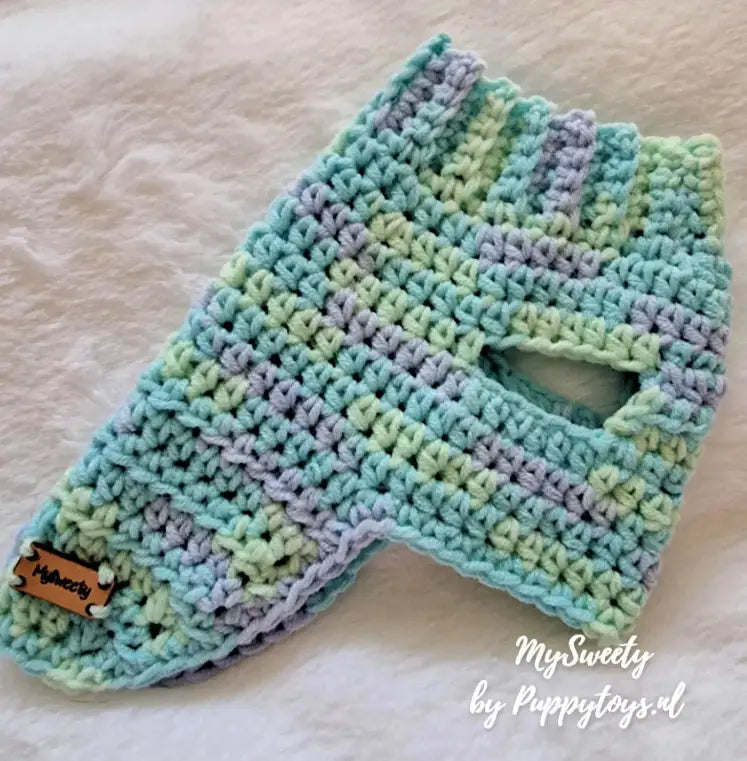 MySweety Hondentrui Rainbow Blue - Hondenkleding