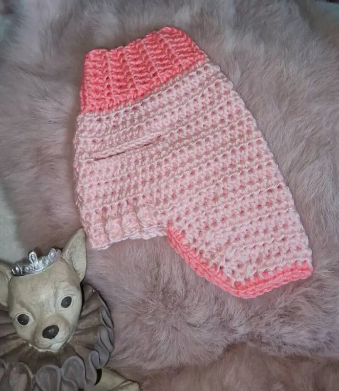 MySweety Hondentrui Shiny in pink — Ruglengte 18 cm