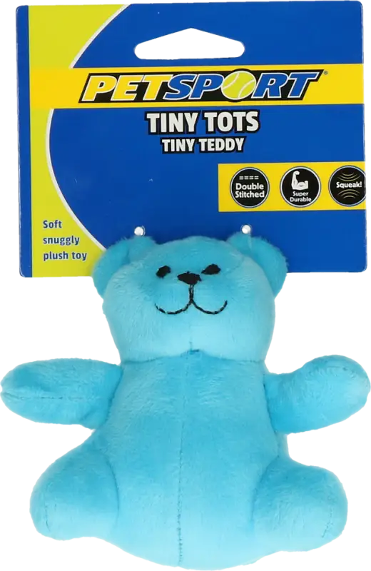 Petsport Tiny Tots Teddy Blue 10 cm