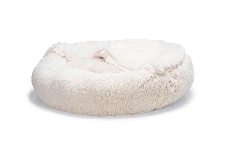 Pluche Hondenmand Yala — Beige - Diameter 60 cm - BEDDEN/MANDEN/KUSSENS