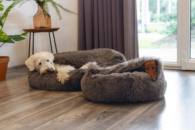 Pluche Hondenmand Yala — Bruin - BEDDEN/MANDEN/KUSSENS