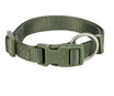 Premium Hondenhalsband Olijfgroen 22-35 cm - HALSBANDEN/LIJNEN NYLON